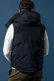 画像4: 1piu1uguale3 RELAX ウノピゥウノウグァーレトレ リラックス × +phenix スタンドネックダウンベスト WINDSTOPPER プロダクト by GORE-TEX LABS /ウィンドストッパー/ゴアテックス{-BEA} (4)