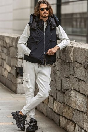 画像14: 1piu1uguale3 RELAX ウノピゥウノウグァーレトレ リラックス × +phenix スタンドネックダウンベスト WINDSTOPPER プロダクト by GORE-TEX LABS /ウィンドストッパー/ゴアテックス{-BEA}