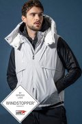 1piu1uguale3 RELAX ウノピゥウノウグァーレトレ リラックス × +phenix スタンドネックダウンベスト WINDSTOPPER プロダクト by GORE-TEX LABS /ウィンドストッパー/ゴアテックス{-BEA}