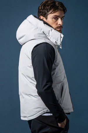 画像4: 1piu1uguale3 RELAX ウノピゥウノウグァーレトレ リラックス × +phenix スタンドネックダウンベスト WINDSTOPPER プロダクト by GORE-TEX LABS /ウィンドストッパー/ゴアテックス{-BEA}