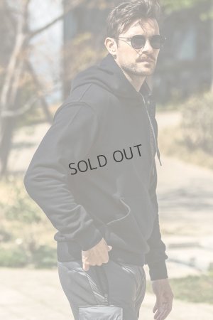 画像4: 1piu1uguale3 RELAX ウノピゥウノウグァーレトレ リラックス パイピングロゴワイドスピンドルフーディー{-BEA}