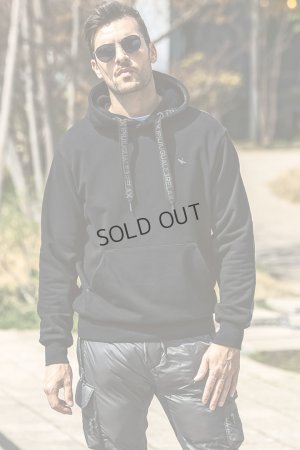 画像7: 1piu1uguale3 RELAX ウノピゥウノウグァーレトレ リラックス パイピングロゴワイドスピンドルフーディー{-BEA}