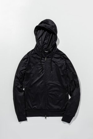 画像1: 1piu1uguale3 RELAX ウノピゥウノウグァーレトレ リラックス グレンチェックラッシュガードパーカー{-BFS}