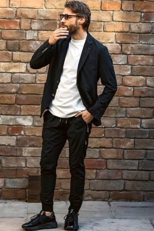 画像3: 1piu1uguale3 RELAX ウノピゥウノウグァーレトレ リラックス 接触冷感グレンチェックナイロンジャケット{-BFS}