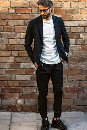 画像5: 1piu1uguale3 RELAX ウノピゥウノウグァーレトレ リラックス 接触冷感グレンチェックナイロンジャケット{-BFS}