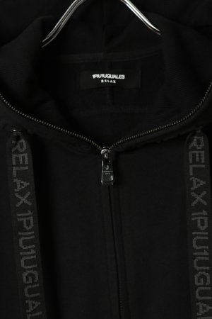 画像2: 1piu1uguale3 RELAX ウノピゥウノウグァーレトレ リラックス HOOD EMBOSSED LOGO HOODIE{-BFS}