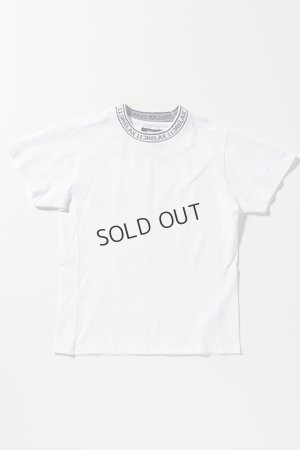 画像5: {SOLD}1piu1uguale3 RELAX ウノピゥウノウグァーレトレ リラックス ネックロゴ半袖Tシャツ{-BDA}