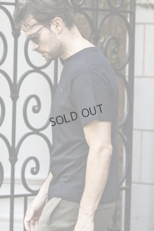 画像2: {SOLD}1piu1uguale3 RELAX ウノピゥウノウグァーレトレ リラックス ヘム刺繍ロゴ半袖Tシャツ{-BES}