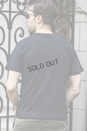 画像3: {SOLD}1piu1uguale3 RELAX ウノピゥウノウグァーレトレ リラックス ヘム刺繍ロゴ半袖Tシャツ{-BES}