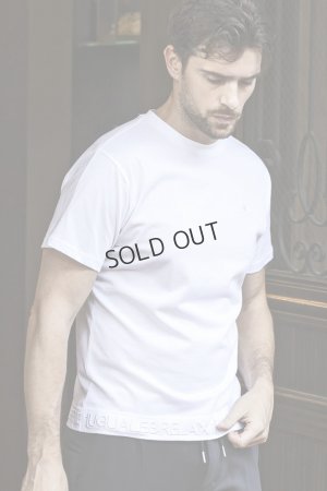 画像2: 1piu1uguale3 RELAX ウノピゥウノウグァーレトレ リラックス ヘム刺繍ロゴ半袖Tシャツ{-BES}