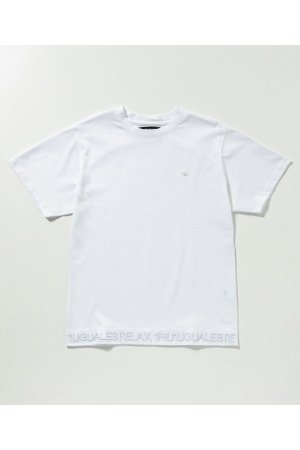 画像7: 【 30%OFF セール7,920円→5,544円】 1piu1uguale3 RELAX ウノピゥウノウグァーレトレ リラックス ヘム刺繍ロゴ半袖Tシャツ{-BES}