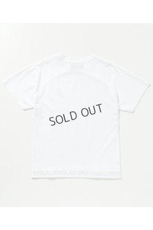 画像8: 1piu1uguale3 RELAX ウノピゥウノウグァーレトレ リラックス ヘム刺繍ロゴ半袖Tシャツ{-BES}