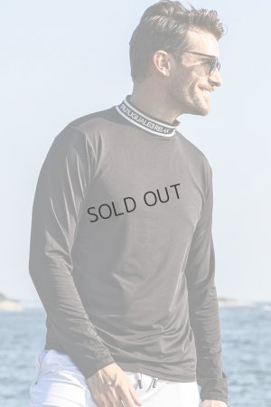 画像2: {SOLD}1piu1uguale3 RELAX ウノピゥウノウグァーレトレ リラックス ネックロゴ長袖ラッシュガード{-BES}