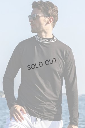 画像4: {SOLD}1piu1uguale3 RELAX ウノピゥウノウグァーレトレ リラックス ネックロゴ長袖ラッシュガード{-BES}