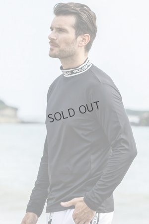 画像10: {SOLD}1piu1uguale3 RELAX ウノピゥウノウグァーレトレ リラックス ネックロゴ長袖ラッシュガード{-BES}