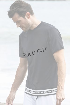 画像2: {SOLD}1piu1uguale3 RELAX ウノピゥウノウグァーレトレ リラックス ヘムロゴ半袖ラッシュガード{-BES}