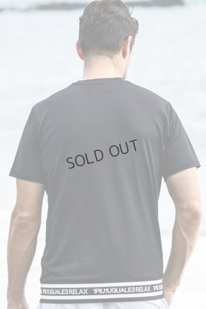 画像3: {SOLD}1piu1uguale3 RELAX ウノピゥウノウグァーレトレ リラックス ヘムロゴ半袖ラッシュガード{-BES}