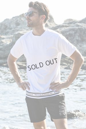 画像4: {SOLD}1piu1uguale3 RELAX ウノピゥウノウグァーレトレ リラックス ヘムロゴ半袖ラッシュガード{-BES}