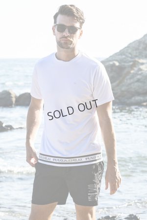 画像5: {SOLD}1piu1uguale3 RELAX ウノピゥウノウグァーレトレ リラックス ヘムロゴ半袖ラッシュガード{-BES}