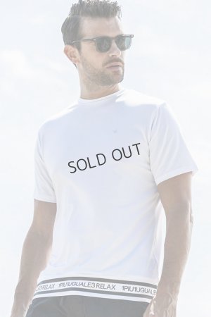 画像6: {SOLD}1piu1uguale3 RELAX ウノピゥウノウグァーレトレ リラックス ヘムロゴ半袖ラッシュガード{-BES}