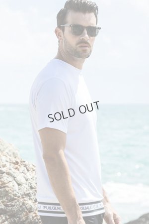 画像9: {SOLD}1piu1uguale3 RELAX ウノピゥウノウグァーレトレ リラックス ヘムロゴ半袖ラッシュガード{-BES}