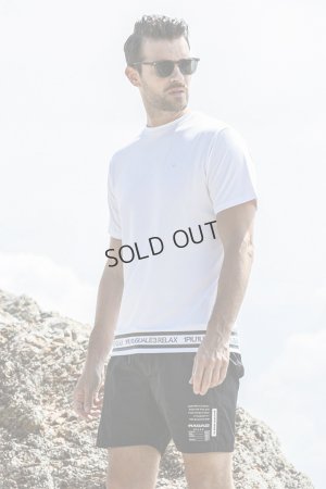 画像11: {SOLD}1piu1uguale3 RELAX ウノピゥウノウグァーレトレ リラックス ヘムロゴ半袖ラッシュガード{-BES}