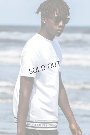 画像13: {SOLD}1piu1uguale3 RELAX ウノピゥウノウグァーレトレ リラックス ヘムロゴ半袖ラッシュガード{-BES}