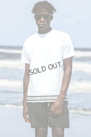 画像16: {SOLD}1piu1uguale3 RELAX ウノピゥウノウグァーレトレ リラックス ヘムロゴ半袖ラッシュガード{-BES}