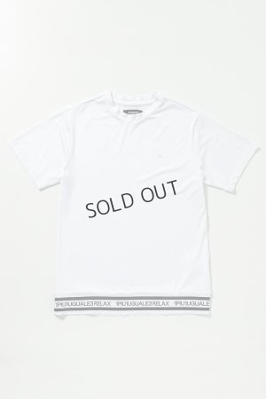 画像18: {SOLD}1piu1uguale3 RELAX ウノピゥウノウグァーレトレ リラックス ヘムロゴ半袖ラッシュガード{-BES}