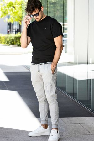 画像7: 【 20%OFF セール｜7,920円→6,336円】 1piu1uguale3 RELAX ウノピゥウノウグァーレトレ リラックス ヘムロゴ半袖Tシャツ{-BES}