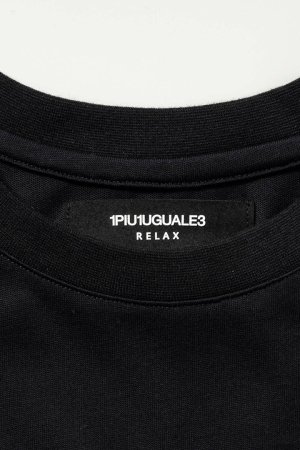 画像10: 【 20%OFF セール｜7,920円→6,336円】 1piu1uguale3 RELAX ウノピゥウノウグァーレトレ リラックス ヘムロゴ半袖Tシャツ{-BES}