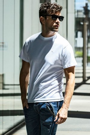 画像6: 【 20%OFF セール｜7,920円→6,336円】 1piu1uguale3 RELAX ウノピゥウノウグァーレトレ リラックス ヘムロゴ半袖Tシャツ{-BES}