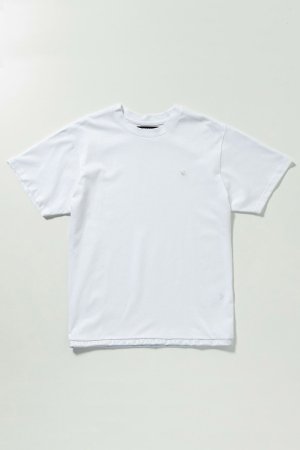 画像8: 【 20%OFF セール｜7,920円→6,336円】 1piu1uguale3 RELAX ウノピゥウノウグァーレトレ リラックス ヘムロゴ半袖Tシャツ{-BES}