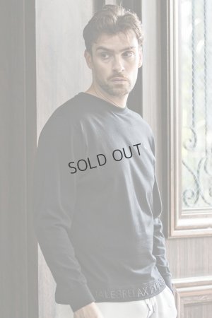 画像3: {SOLD}1piu1uguale3 RELAX ウノピゥウノウグァーレトレ リラックス ヘム刺繍ロゴロングTシャツ{-BES}