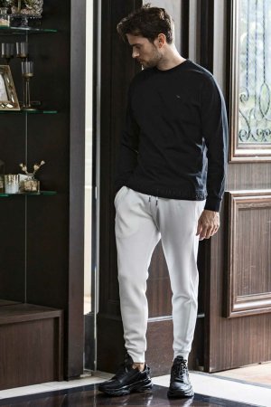 画像5: 【 30%OFF セール8,910円→6,237円】 1piu1uguale3 RELAX ウノピゥウノウグァーレトレ リラックス ヘム刺繍ロゴロングTシャツ{-BES}