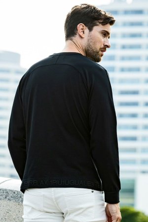 画像9: 【 30%OFF セール8,910円→6,237円】 1piu1uguale3 RELAX ウノピゥウノウグァーレトレ リラックス ヘム刺繍ロゴロングTシャツ{-BES}