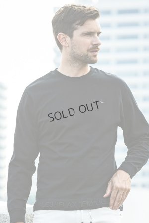 画像10: {SOLD}1piu1uguale3 RELAX ウノピゥウノウグァーレトレ リラックス ヘム刺繍ロゴロングTシャツ{-BES}