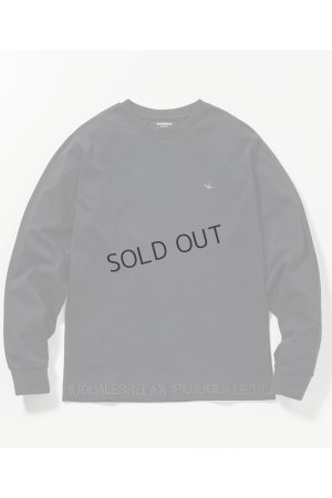 画像15: {SOLD}1piu1uguale3 RELAX ウノピゥウノウグァーレトレ リラックス ヘム刺繍ロゴロングTシャツ{-BES}