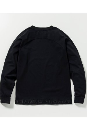 画像16: 【 30%OFF セール8,910円→6,237円】 1piu1uguale3 RELAX ウノピゥウノウグァーレトレ リラックス ヘム刺繍ロゴロングTシャツ{-BES}