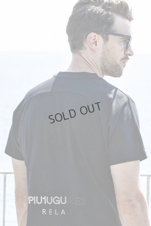 画像9: {SOLD}1piu1uguale3 RELAX ウノピゥウノウグァーレトレ リラックス ラインストーンバックサイドロゴ半袖Tシャツ{-BES}