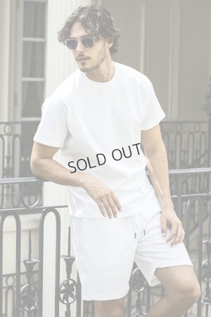 画像4: {SOLD}1piu1uguale3 RELAX ウノピゥウノウグァーレトレ リラックス ラインストーンバックサイドロゴ半袖Tシャツ{-BES}