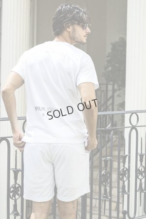 画像5: {SOLD}1piu1uguale3 RELAX ウノピゥウノウグァーレトレ リラックス ラインストーンバックサイドロゴ半袖Tシャツ{-BES}