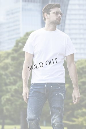 画像7: {SOLD}1piu1uguale3 RELAX ウノピゥウノウグァーレトレ リラックス ラインストーンバックサイドロゴ半袖Tシャツ{-BES}