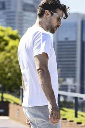 画像4: 【 30%OFF セール7,920円→5,544円】 1piu1uguale3 RELAX ウノピゥウノウグァーレトレ リラックス テープロゴ半袖Tシャツ{-BES}