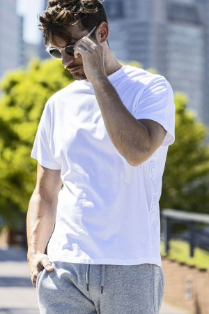 画像5: 【 30%OFF セール7,920円→5,544円】 1piu1uguale3 RELAX ウノピゥウノウグァーレトレ リラックス テープロゴ半袖Tシャツ{-BES}