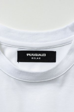 画像13: 【 30%OFF セール7,920円→5,544円】 1piu1uguale3 RELAX ウノピゥウノウグァーレトレ リラックス テープロゴ半袖Tシャツ{-BES}
