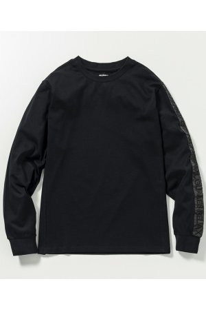 画像11: 【 30%OFF セール｜8,910円→6,237円】 1piu1uguale3 RELAX ウノピゥウノウグァーレトレ リラックス テープロゴロングTシャツ{-BES}