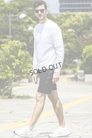 画像5: {SOLD}1piu1uguale3 RELAX ウノピゥウノウグァーレトレ リラックス テープロゴロングTシャツ{-BES}