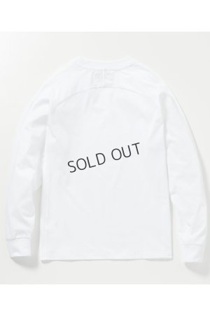 画像9: {SOLD}1piu1uguale3 RELAX ウノピゥウノウグァーレトレ リラックス テープロゴロングTシャツ{-BES}