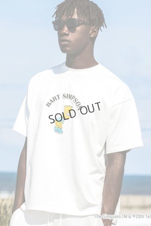 画像1: {SOLD}1piu1uguale3 RELAX ウノピゥウノウグァーレトレ リラックス /The Simpsons/バート・シンプソン/半袖Tシャツ{-BES}